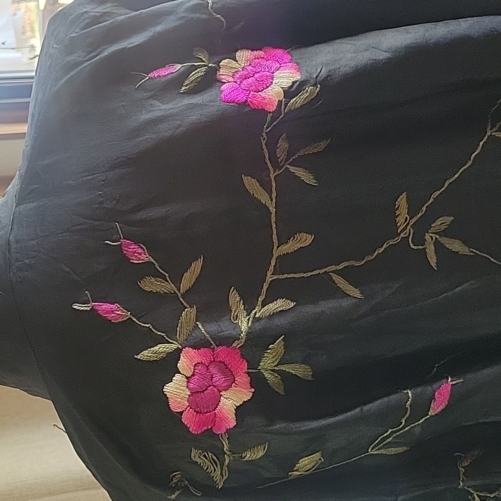 Handmade Kimono Hand embroidery on front back and sleeves Coachella 2026 - Picture 6 of 7